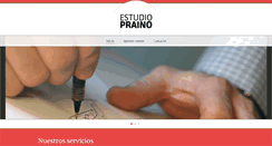 Desktop Screenshot of estudiopraino.com